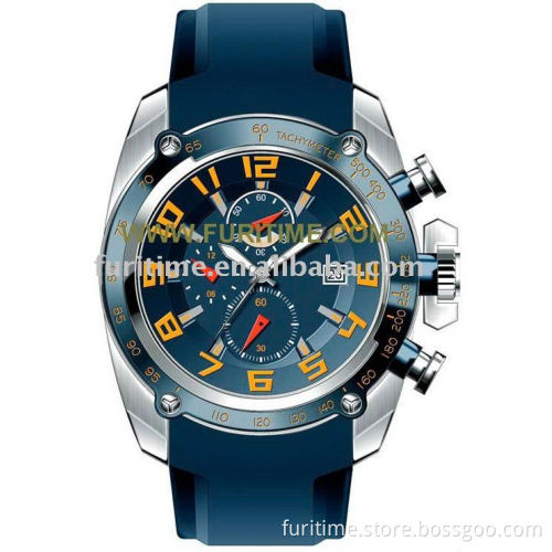 Brand Swiss Design sport stainless steel wrist watch